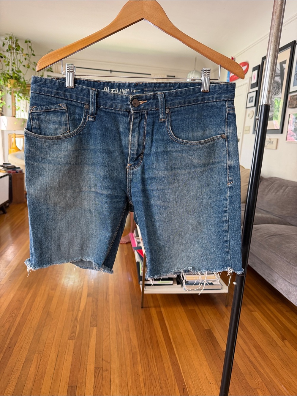 Altamont Skate Blue Denim Cutoff Shorts